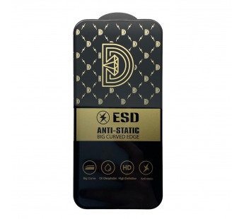 Защитное стекло Golden Diamond ESD 0.4mm Apple iPhone 15 Pro Max тех. упак. Черное#2074652