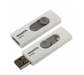 Флеш Диск A-Data 32GB UV220 AUV220-32G-RWHGY USB2.0 белый/серый [21.09], шт#1927930