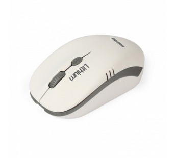 Беспроводная мышь с зарядкой от USB SMARTBUY 344 бело-серая#1928582