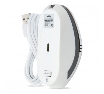 Беспроводная мышь с зарядкой от USB SMARTBUY 344 бело-серая#1928591