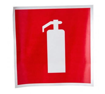 Наклейка знак пожарной безопасности "Огнетушитель"150*150 мм "Rexant"#1928703