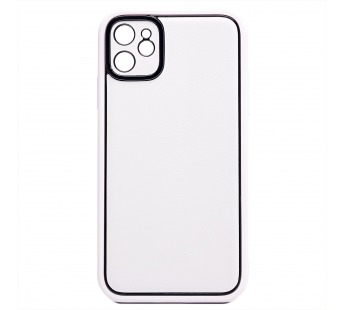 Чехол-накладка - PC084 экокожа для "Apple iPhone 11" (white) (219648)#1930372