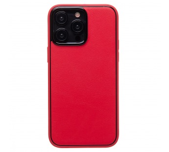 Чехол-накладка - PC084 экокожа для "Apple iPhone 14 Pro Max" (red) (219686)#1930388