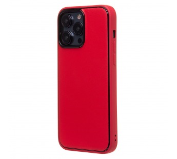 Чехол-накладка - PC084 экокожа для "Apple iPhone 14 Pro Max" (red) (219686)#1930389