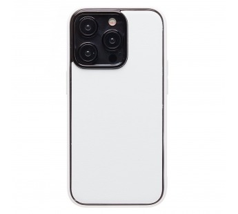 Чехол-накладка - PC084 экокожа для "Apple iPhone 14 Pro" (white) (219678)#1930403