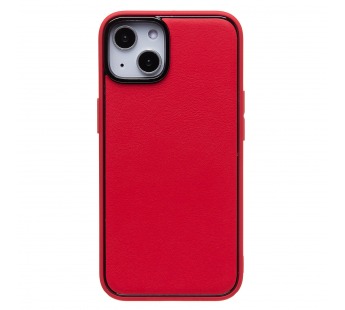 Чехол-накладка - PC084 экокожа для "Apple iPhone 14" (red) (219676)#1930357