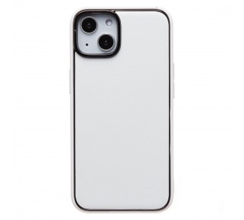 Чехол-накладка - PC084 экокожа для "Apple iPhone 14" (white) (219673)#1930360