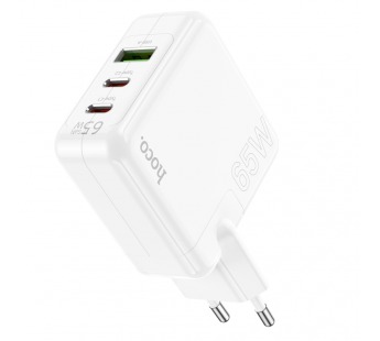 Сетевое зарядное устро Hoco C115A PD65W (2C1A), цвет белый#2122165