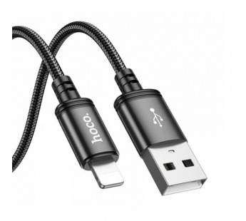 Кабель USB - Apple lightning Hoco X91 300см 2,4A  (black) (220679)#1932864
