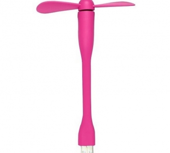 Гибкий USB-вентилятор (розовый)#1946159
