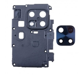 Стекло камеры для Xiaomi Redmi 10C (220333QNY) в сборе с рамкой Черный#2077182