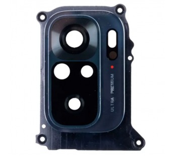 Стекло камеры для Xiaomi Redmi Note 10/10S/Poco M5s (M2102K7AG/M2101K7BNY/2207117BPG) в сборе с рамкой Черный#2077186