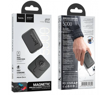 Внешний аккумулятор HOCO J117 5000 mAh PD 20W (черный)#1932372