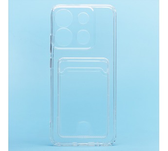 Чехол-накладка - SC276 с картхолдером для "Infinix Smart 7 Plus" (transparent) (221275)#2092630