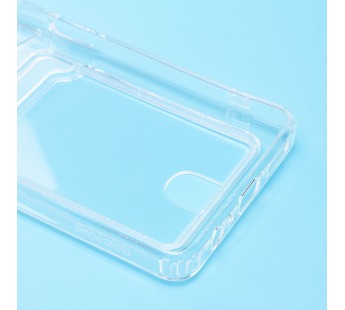 Чехол-накладка - SC276 с картхолдером для "Tecno Pova 5" (transparent) (221272)#2092623