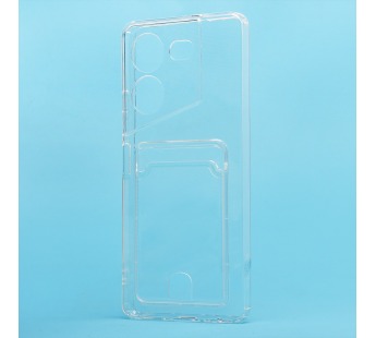 Чехол-накладка - SC276 с картхолдером для "Tecno Pova 5" (transparent) (221272)#2092625
