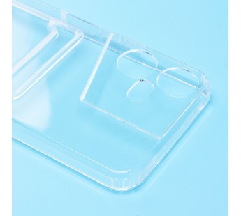 Чехол-накладка - SC276 с картхолдером для "Tecno Pova Neo 3" (transparent) (221274)#2092620