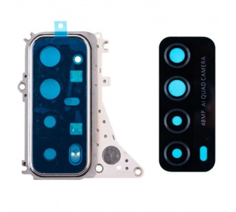 Стекло камеры для Huawei P Smart 2021 (PPA-LX1) в сборе с рамкой Черный#2077229