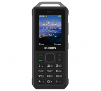 Мобильный телефон Philips E2317 Grey (2,4"/0,3МП/2500mAh)#2046066