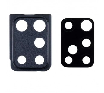 Стекло камеры для Samsung Galaxy A21s (A217F) в сборе с рамкой Черный#2077629