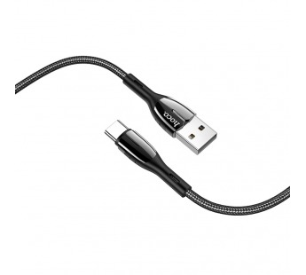 Кабель USB - Type-C HOCO U89 "Safeness" (3А, 120см) черный#1933821