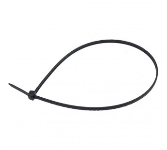 Хомут-стяжка нейлоновая с тройным замком Rexant 250x4,8 мм, черная (упак. 100 шт), упак#2138252