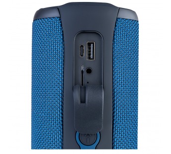 Колонка-Bluetooth Perfeo "TELAMON" FM, MP3 USB/TF, AUX, TWS, LED, HF, 40Вт, 4400mAh, синий#1934341