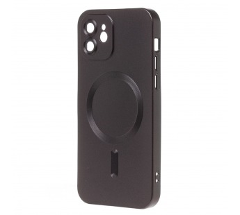 Чехол-накладка - SM020 Matte SafeMag для "Apple iPhone 12" (black) (221322)#2131860