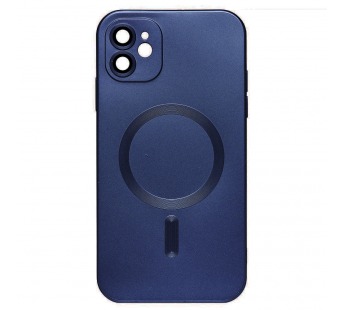 Чехол-накладка - SM020 Matte SafeMag для "Apple iPhone 12" (dark blue) (221325)#1934362