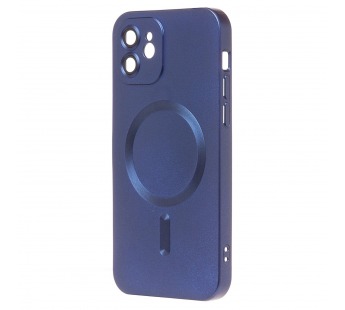 Чехол-накладка - SM020 Matte SafeMag для "Apple iPhone 12" (dark blue) (221325)#2131863