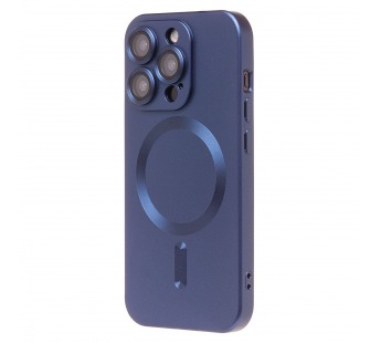 Чехол-накладка - SM020 Matte SafeMag для "Apple iPhone 15 Pro" (dark blue) (221317)#2131847