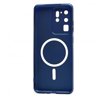 Чехол-накладка - SM020 Matte SafeMag для "Samsung SM-G988 Galaxy S20 Ultra" (dark blue) (221355)#1937946