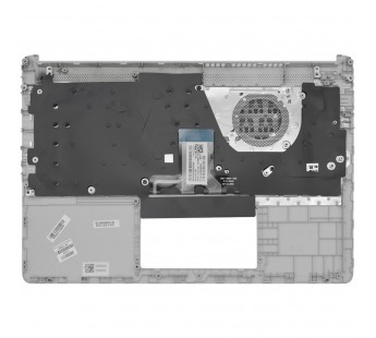 Топ-панель HP 340S G7 серебряная с подсветкой#1934936