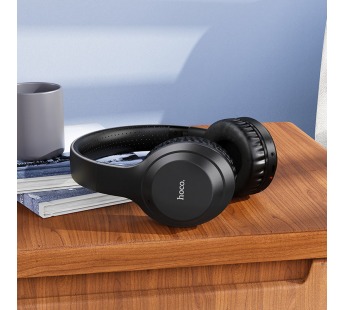 Bluetooth-наушники полноразмерные Hoco W30 (повр. уп.) (black/black) (224567)#1934912