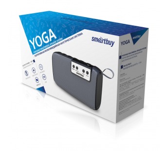 Акустическая система Smartbuy YOGA, 5Вт, Bluetooth, MP3, FM-радио, (SBS-5050) (черная)#1935321