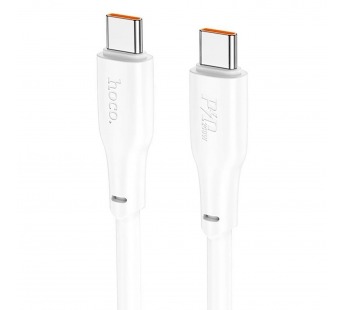 Кабель Type-C - Type-C Hoco X93 Force 240W 200см 5A  (white) (220675)#2141624