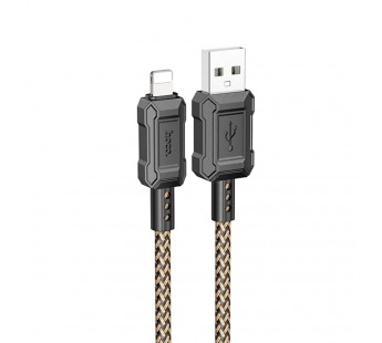 Кабель USB - Apple lightning Hoco X94 Leader 100см 2,4A  (gold) (220661)#1936356