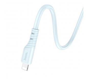 Кабель USB - Apple lightning Hoco X97 Crystal 100см 2,4A  (light blue) (220458)#2009357
