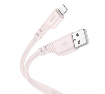 Кабель USB - Apple lightning Hoco X97 Crystal 100см 2,4A  (light pink) (220460)#1976976