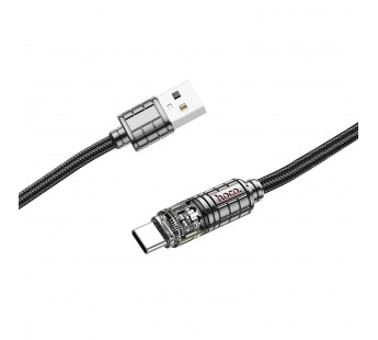 Кабель USB - Type-C Hoco U122 120см 3A  (black) (221086)#1939181