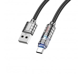 Кабель USB - Type-C Hoco U122 120см 3A  (black) (221086)#1939180