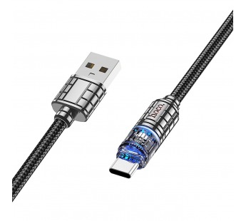 Кабель USB - Type-C Hoco U122 120см 3A  (black) (221086)#1939179