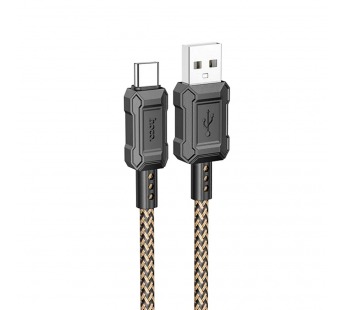 Кабель USB - Type-C Hoco X94 Leader 100см 3A  (gold) (220667)#1936106