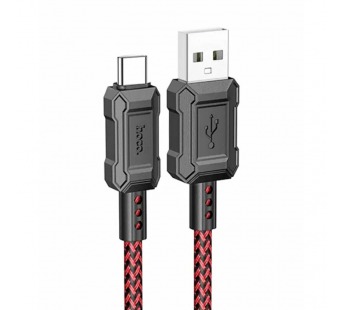 Кабель USB - Type-C Hoco X94 Leader 100см 3A  (red) (220666)#1935987