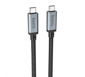 Кабель USB 4.0 Hoco US05 Thunderbolt 4 Pro (20Gbps) 100W 200см 5A  (black) (220560)#1973321