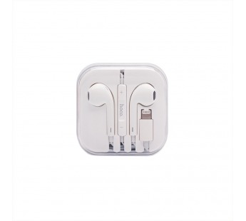 Проводные наушники с микрофоном вкладыши Hoco M111 Lightning  (white) (221100)#2180320