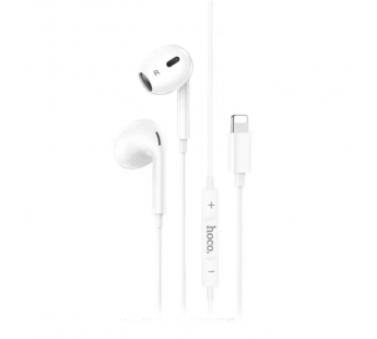 Проводные наушники с микрофоном вкладыши Hoco M111 Max Lightning  (white) (221104)#2180319