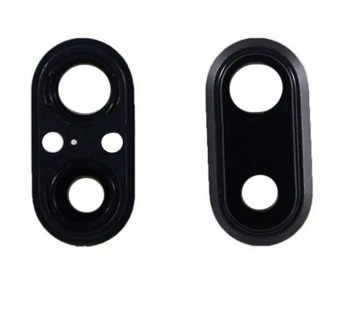 Стекло камеры для iPhone 8 Plus в сборе с рамкой Черный#2077517