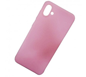 Чехол силиконовый Samsung A04 Soft Touch матовый розовый#2087348