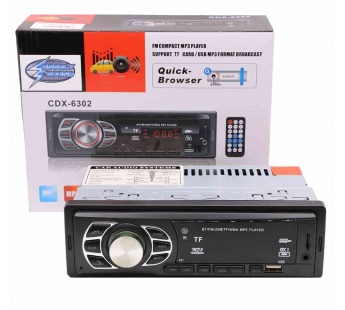 Автомагнитола ENERGY SOUND CDX-6302, Bluetooth , usb, micro, aux, fm, пульт#1936722